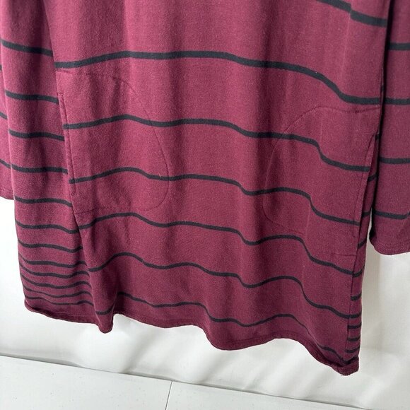 Lot Of 2 J Jill A Line Dress Pockets Knee Length Size XSP Burgundy Model Blend - Picture 10 of 14